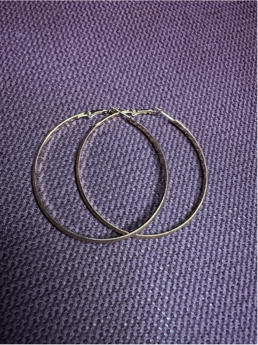 Peaked Gold Hoop Earrings